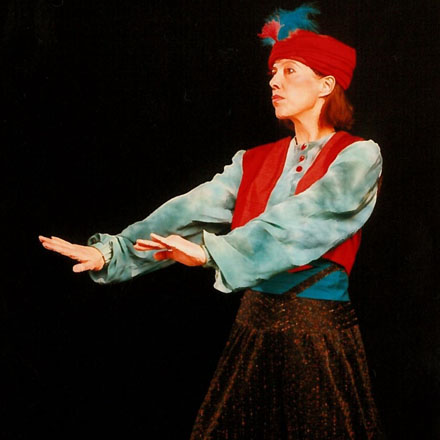 Birgit Hering als Sindbad: Sindbad